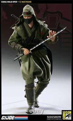 Sideshow SDCC Exclusive Cobra Viper Green Ninja 1/6 Scale 12 GI Joe Figure