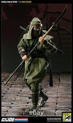 Sideshow SDCC Exclusive Cobra Viper Green Ninja 1/6 Scale 12 GI Joe Figure