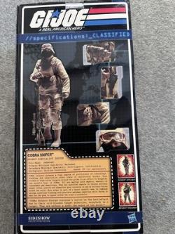 Sideshow collectibles 1/6 Figure G. I Joe Cobra Desert Sniper Figure