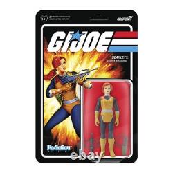 Super7 G. I. Joe Scarlett 9.52Cm G. I. Joe Action Figure With Accessories, Class