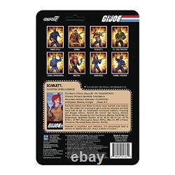 Super7 G. I. Joe Scarlett 9.52Cm G. I. Joe Action Figure With Accessories, Class