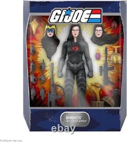 Super7 ULTIMATES! G. I. Joe Baroness in Black Suit 7 G. I. Joe Action Figure wi