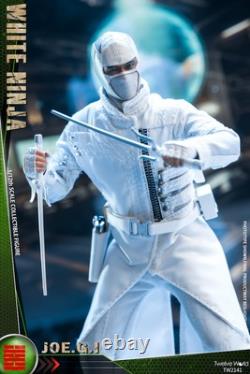 TWTOYS G. I. Joe Storm Shadow White Ninja 1/12 Scale Action Figure 6in TW2141