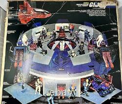 Terror Drome with BOX Firebat 3 BLUEPRINTS 100% COMPLETE GI Joe 1986 Hasbro