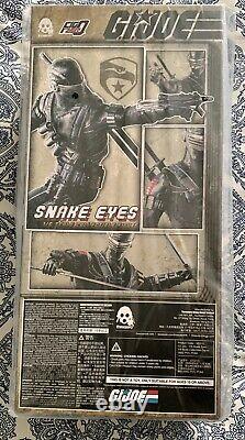 ThreeZero G. I. Joe Snake Eyes 16 Scale Figure MISB