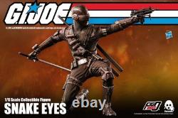 Threezero G. I. Joe FigZero Snake Eyes 1/6 Scale Figure