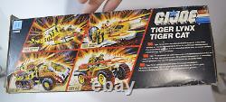 Tiger Cat + Driver + Box Gi Joe Hasbro Vehicle Tiger Force Action Vehicle