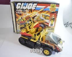 Tiger Cat + Driver + Box Gi Joe Hasbro Vehicle Tiger Force Action Vehicle