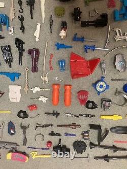 Transformers G1 GI Joe MOTU Star Wars Turtles Ghostbusters Zoids Lot Spare Parts