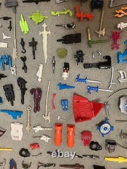 Transformers G1 GI Joe MOTU Star Wars Turtles Ghostbusters Zoids Lot Spare Parts