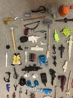 Transformers G1 GI Joe MOTU Star Wars Turtles Ghostbusters Zoids Lot Spare Parts