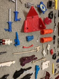 Transformers G1 GI Joe MOTU Star Wars Turtles Ghostbusters Zoids Lot Spare Parts