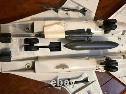 VINTAGE 1984 G. I. JOE ACTION FORCE SKYSTRIKER XP-14F COMBAT JET With PILOT