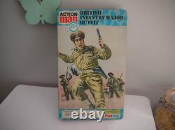 VINTAGE ACTION MAN BRITISH INFANTRY MAJOR mint sealed gi joe geyperman boxed