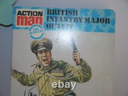 VINTAGE ACTION MAN BRITISH INFANTRY MAJOR mint sealed gi joe geyperman boxed