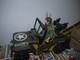 VINTAGE ACTION MAN team gi joe geyperma TRANSPORT COMMAND JEEP and action man