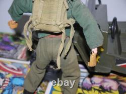 VINTAGE ACTION MAN team gi joe geyperma TRANSPORT COMMAND JEEP and action man