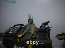 VINTAGE ACTION MAN team gi joe geyperma TRANSPORT COMMAND JEEP and action man