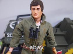 VINTAGE ACTION MAN team gi joe geyperma TRANSPORT COMMAND JEEP and action man