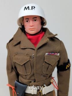 VINTAGE G. I. JOE FIGURE ACTION MAN MILITARY POLICE MP UNIFORM 1960s PAINTED HEAD