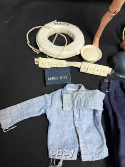 VINTAGE GI JOE / ACTION MAN ACTION SAILOR 1960's With Accessories