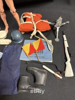 VINTAGE GI JOE / ACTION MAN ACTION SAILOR 1960's With Accessories