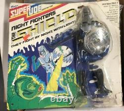 VTG 1970s Hasbro Super Joe THE SHIELD Night Fighters Figure MOC Gi Joe Figures