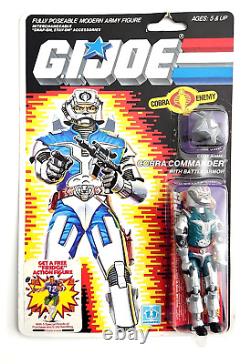 VTG G. I. Joe Cobra Enemy Cobra Commander with Battle Armor Figure (NEW) Hasbro