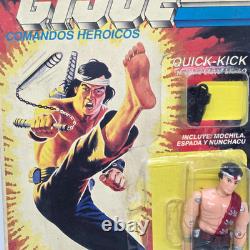 VTG GI JOE ACTION FIGURE Quick Kick PLASTIRAMA ARGENTINA 1980'S