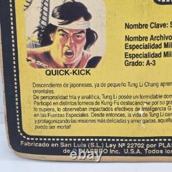VTG GI JOE ACTION FIGURE Quick Kick PLASTIRAMA ARGENTINA 1980'S
