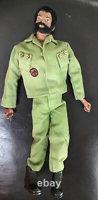 Vintage 12 Gi Joe Adventure Team Talking Commander Black Action Figure 1964