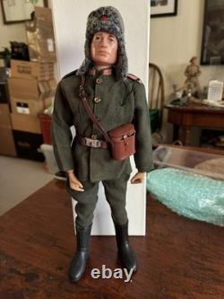 Vintage 1960s GI Joe Russian Soldier outfit and Figure complete with medal