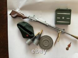 Vintage 1960s GI Joe Russian Soldier outfit and Figure complete with medal