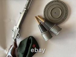 Vintage 1960s GI Joe Russian Soldier outfit and Figure complete with medal