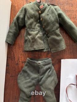 Vintage 1960s GI Joe Russian Soldier outfit and Figure complete with medal