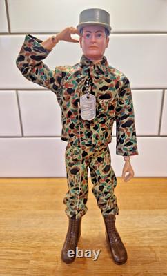 Vintage 1960s Talking G. I. Joe (Working Pull-String) in Action Marine Uniform