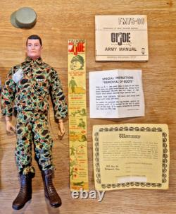 Vintage 1960s Talking G. I. Joe (Working Pull-String) in Action Marine Uniform