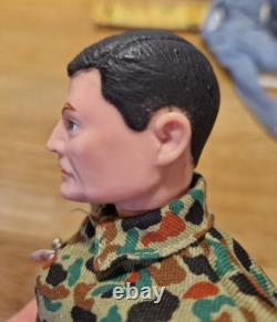 Vintage 1960s Talking G. I. Joe (Working Pull-String) in Action Marine Uniform