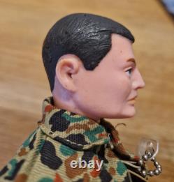Vintage 1960s Talking G. I. Joe (Working Pull-String) in Action Marine Uniform