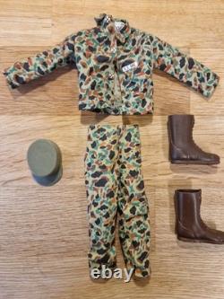 Vintage 1960s Talking G. I. Joe (Working Pull-String) in Action Marine Uniform
