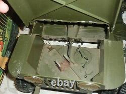 Vintage 1964 G. I. Joe Official Combat Jeep Set withOriginal Box Complete NICE