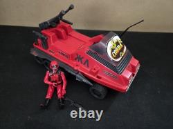 Vintage 1981 Action Force Enemy Red Shadow Shadowtrak GI Joe with figure