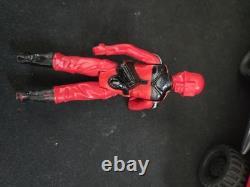 Vintage 1981 Action Force Enemy Red Shadow Shadowtrak GI Joe with figure