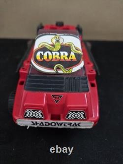 Vintage 1981 Action Force Enemy Red Shadow Shadowtrak GI Joe with figure