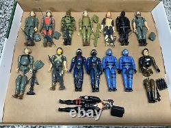 Vintage 1982 GI Joe Action Figure Lot & MIB Battle Series Vehicles Set & Weapons