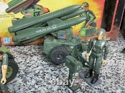 Vintage 1982 GI Joe Action Figure Lot & MIB Battle Series Vehicles Set & Weapons