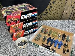 Vintage 1982 GI Joe Action Figure Lot & MIB Battle Series Vehicles Set & Weapons