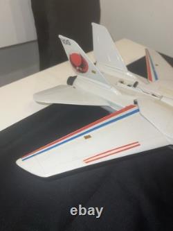 Vintage 1983 G. I. Joe Sky Striker XP-14F Jet + Ace Pilot & File Card Incomplete
