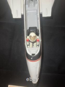 Vintage 1983 G. I. Joe Sky Striker XP-14F Jet + Ace Pilot & File Card Incomplete