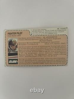Vintage 1983 G. I. Joe Skystriker XP-14F Combat Jet + Ace Pilot, incomplete
